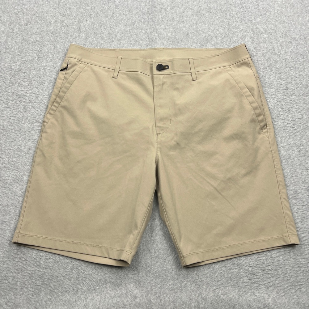 Public Rec Workday‎ Shorts Mens 34 Khaki Performance Chino All Day Lightweight